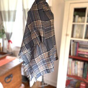 Rannoch Plaid Wool Blend Shawl